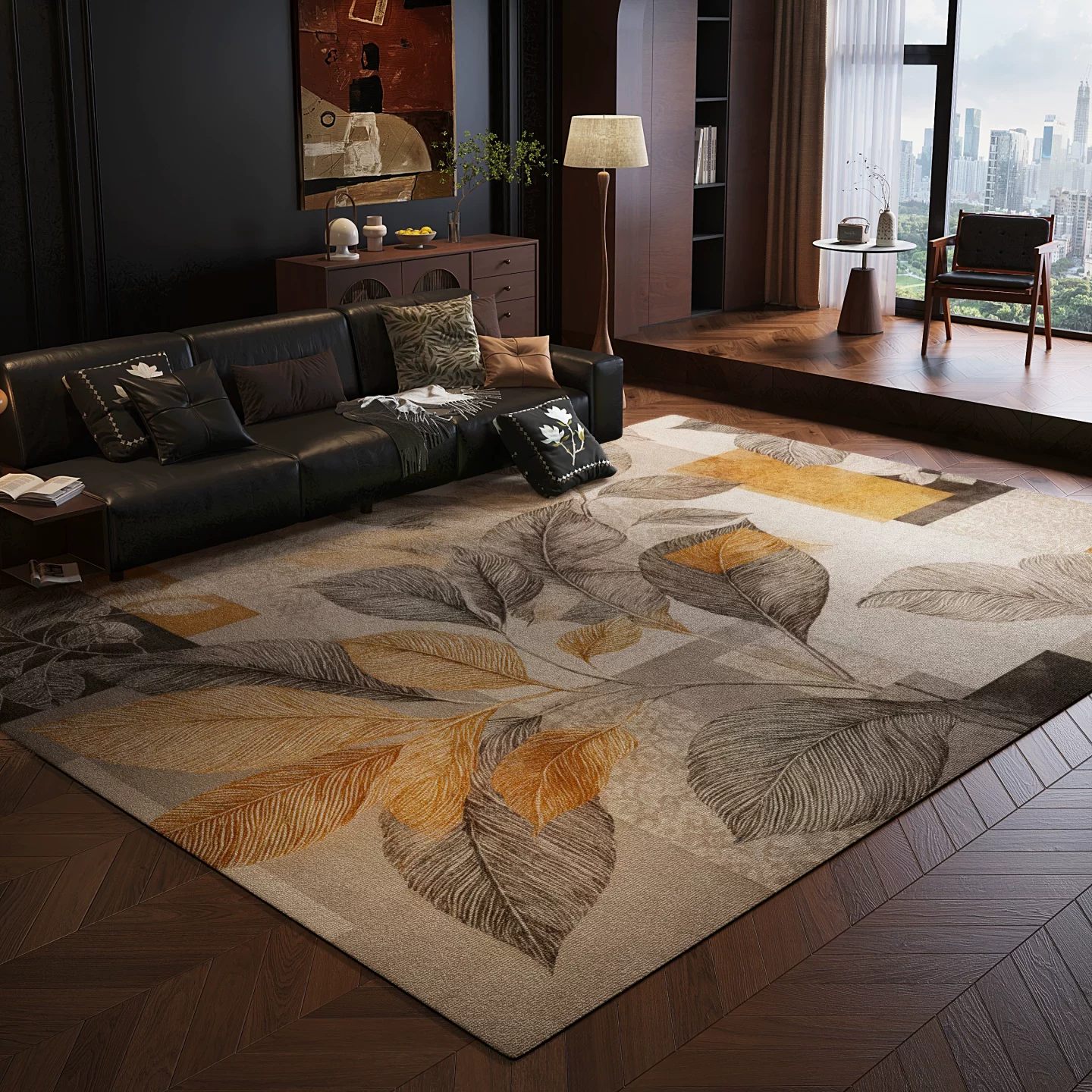 Vintage Blended Fabric Area Rug