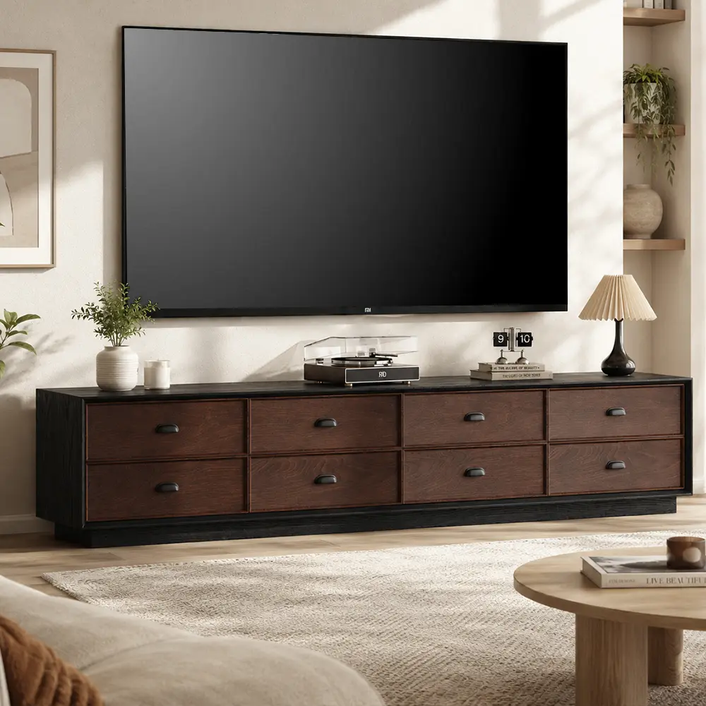 Retro Minimalist TV Console