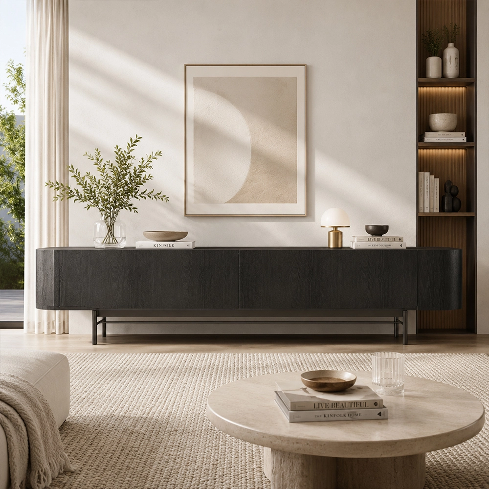 Wabi-sabi Marble TV Stand
