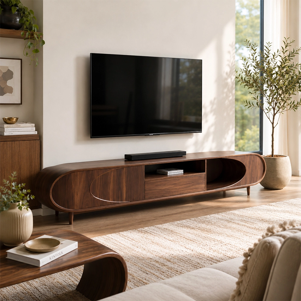 Black Walnut TV Console
