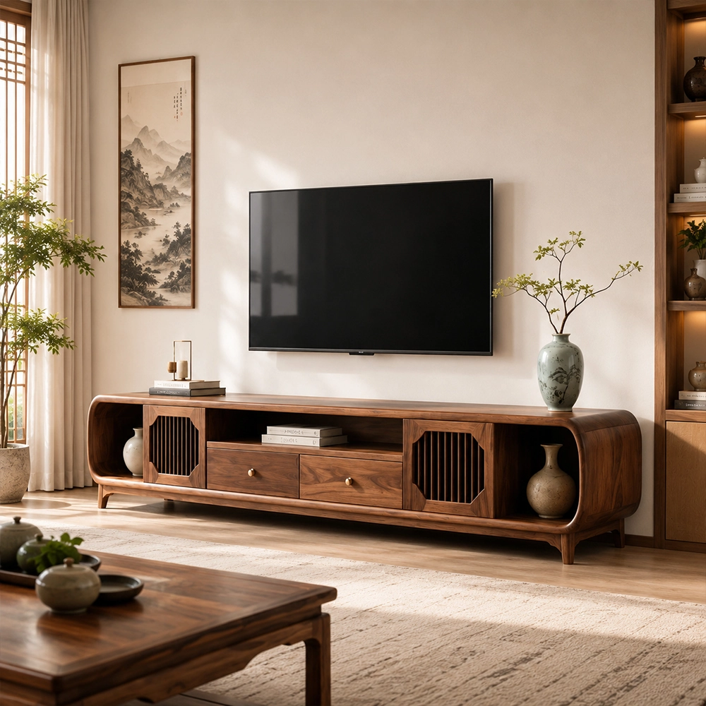 Solid Wood TV Stand