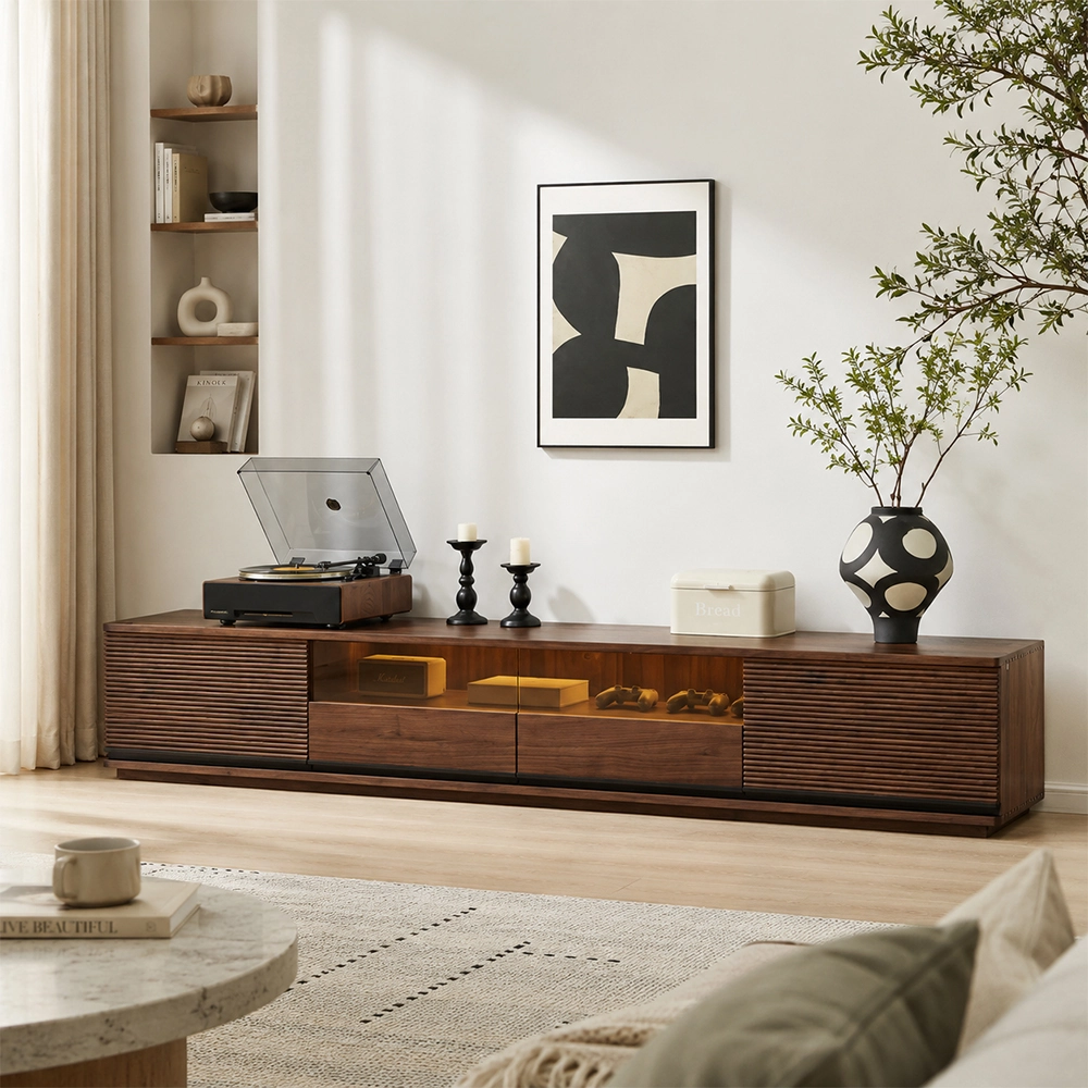 Minimalist Illuminated TV Stand