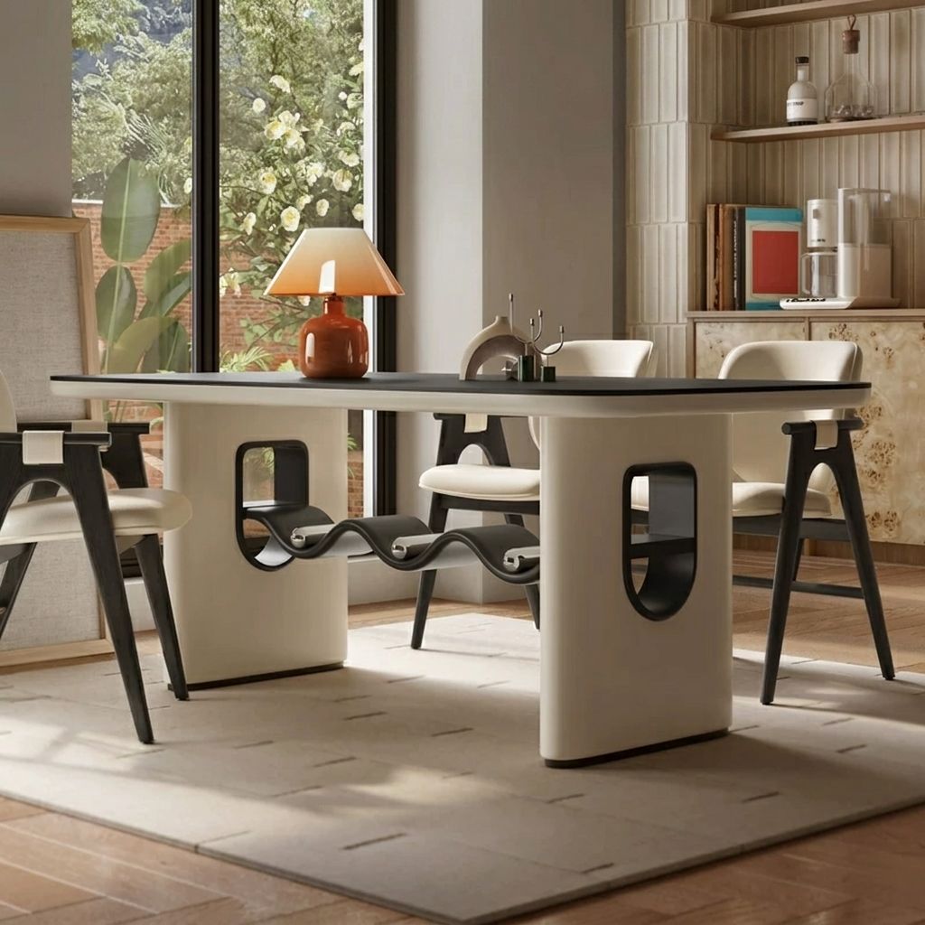 Minimalist Stone Dining Table