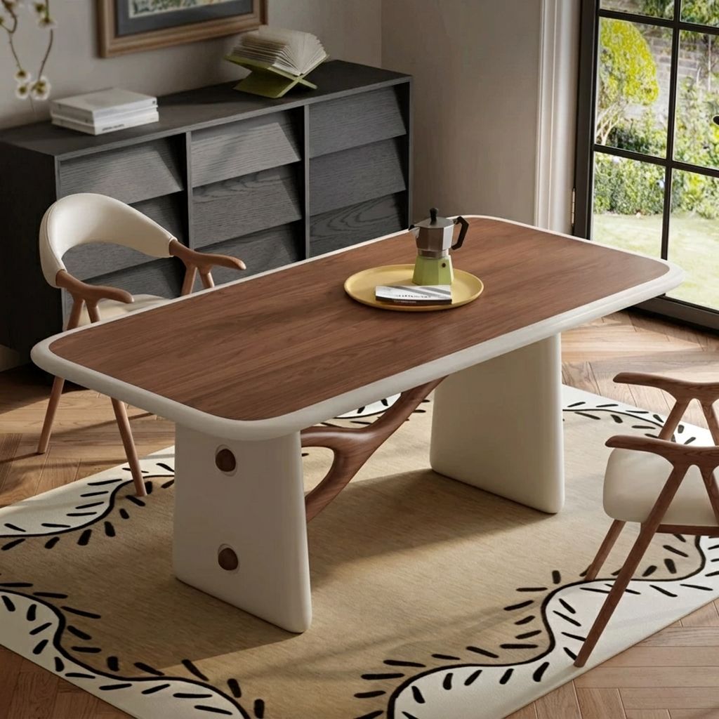 Solid Wood Lacquer Dining Table