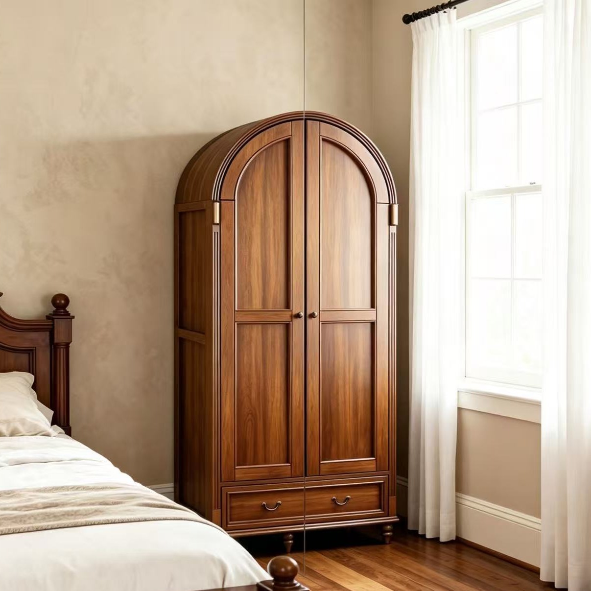 Vintage Arched Door Wardrobe