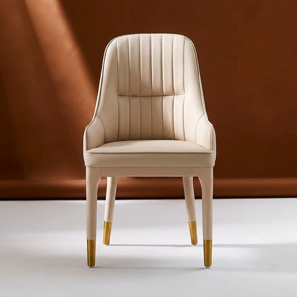 Luxury Microfiber Upholstered Dining Chair