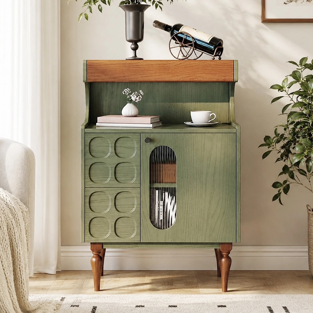 Mid-Century Green Ash Buffet