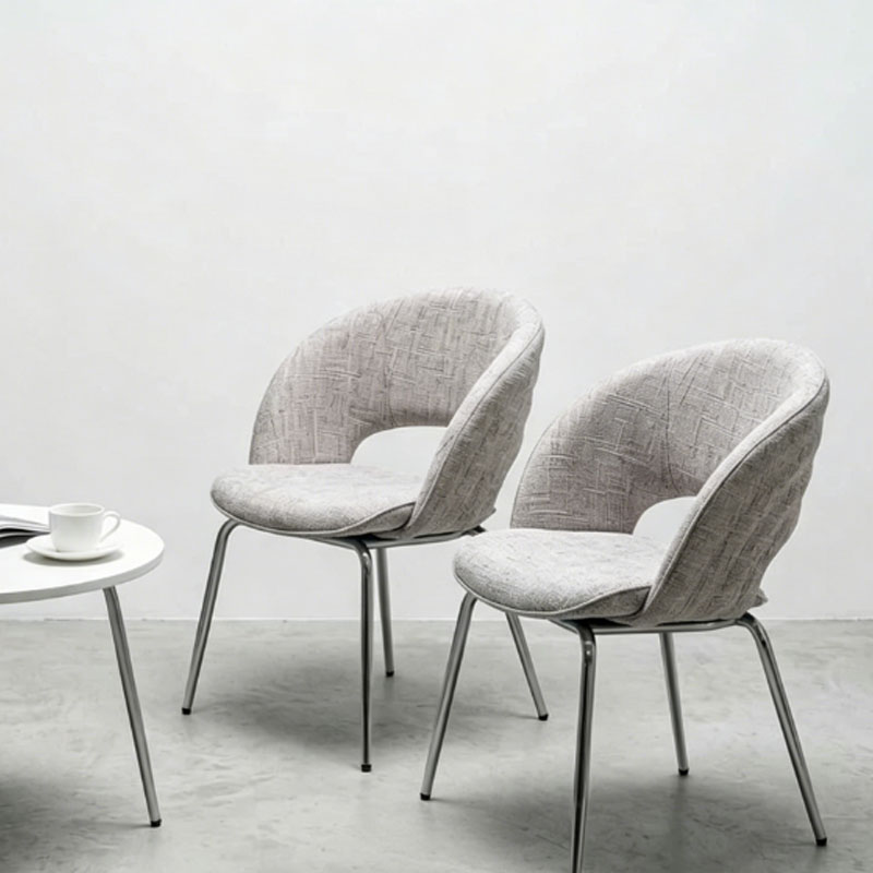 Minimalist Dining Chair with Arms