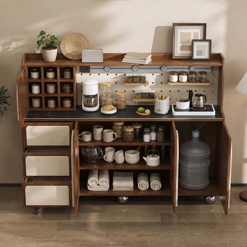 Vintage Solid Wood Sideboard