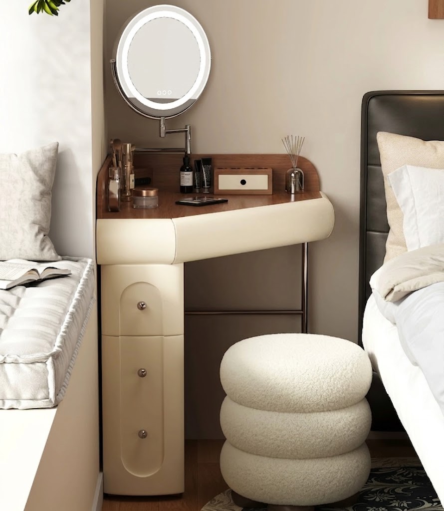 Solid Wood Swivel Vanity