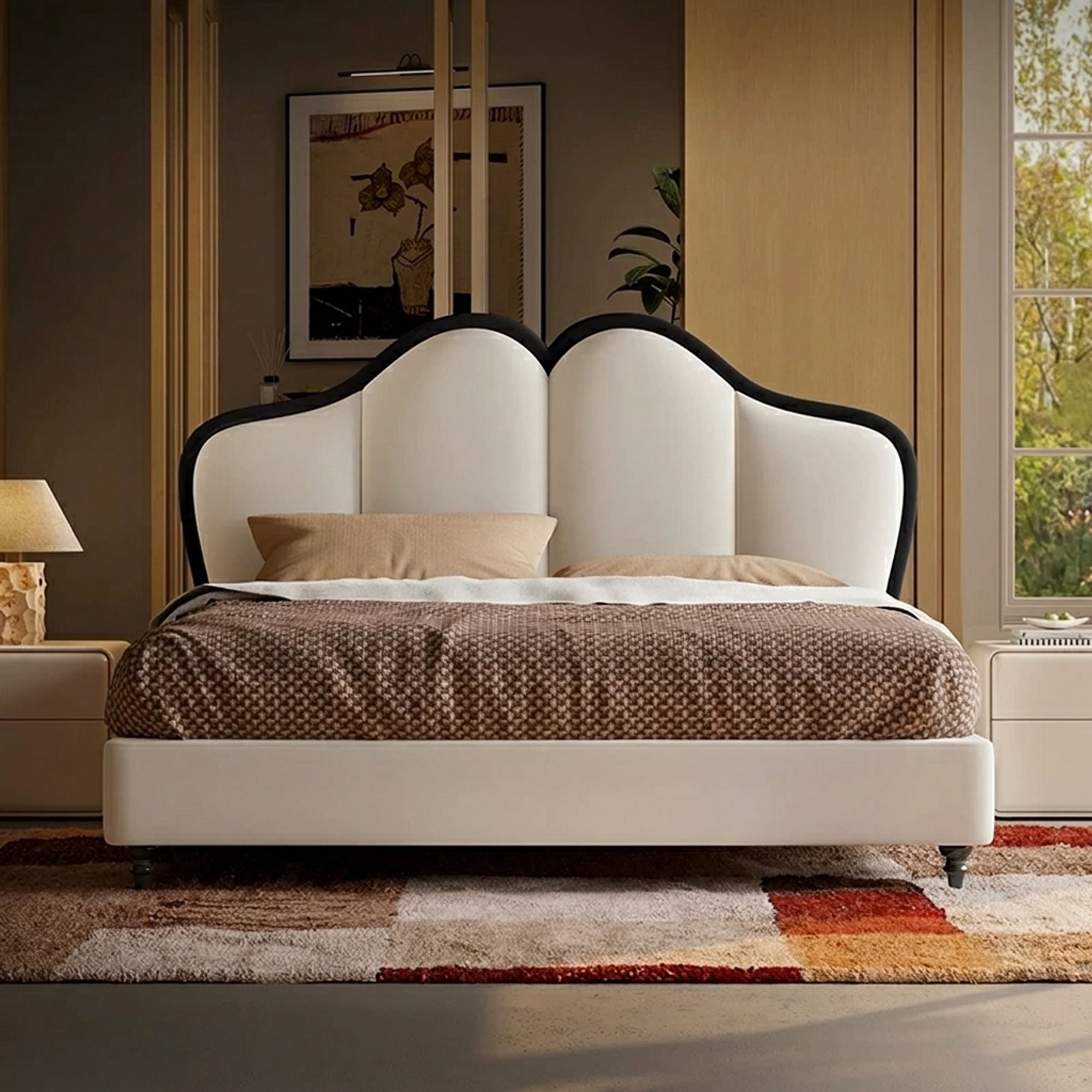 Chenille Tufted Butterfly Bed