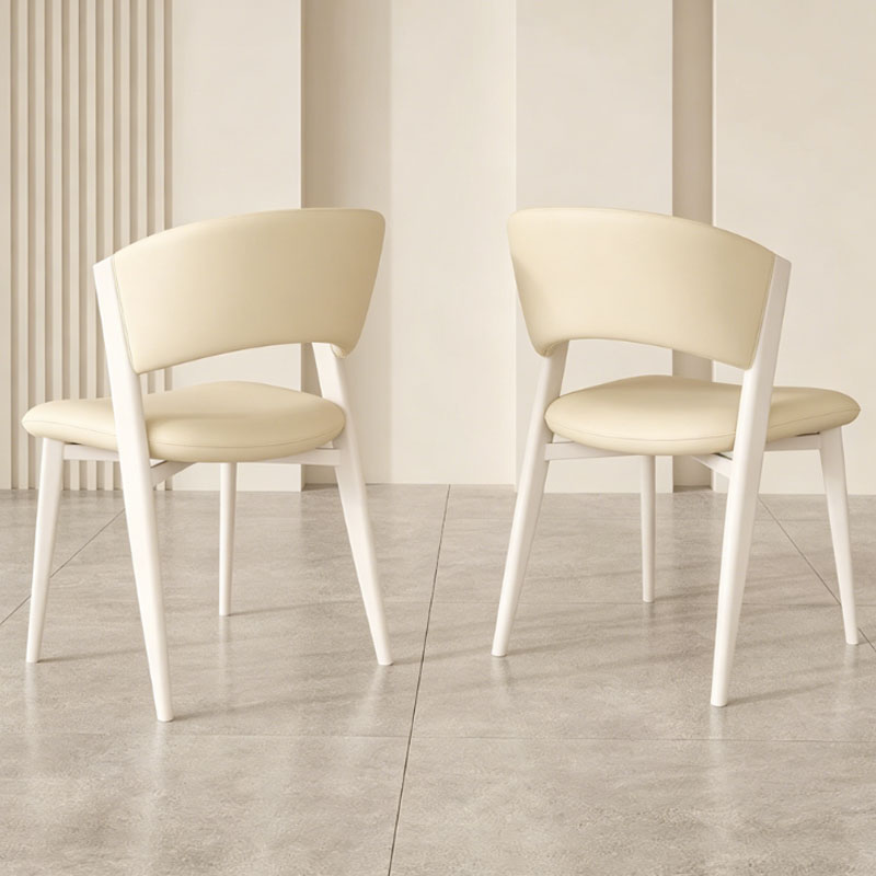 Japandi PU Upholstered Dining Chair