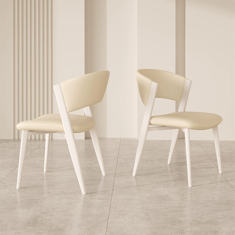 Japandi PU Upholstered Dining Chair