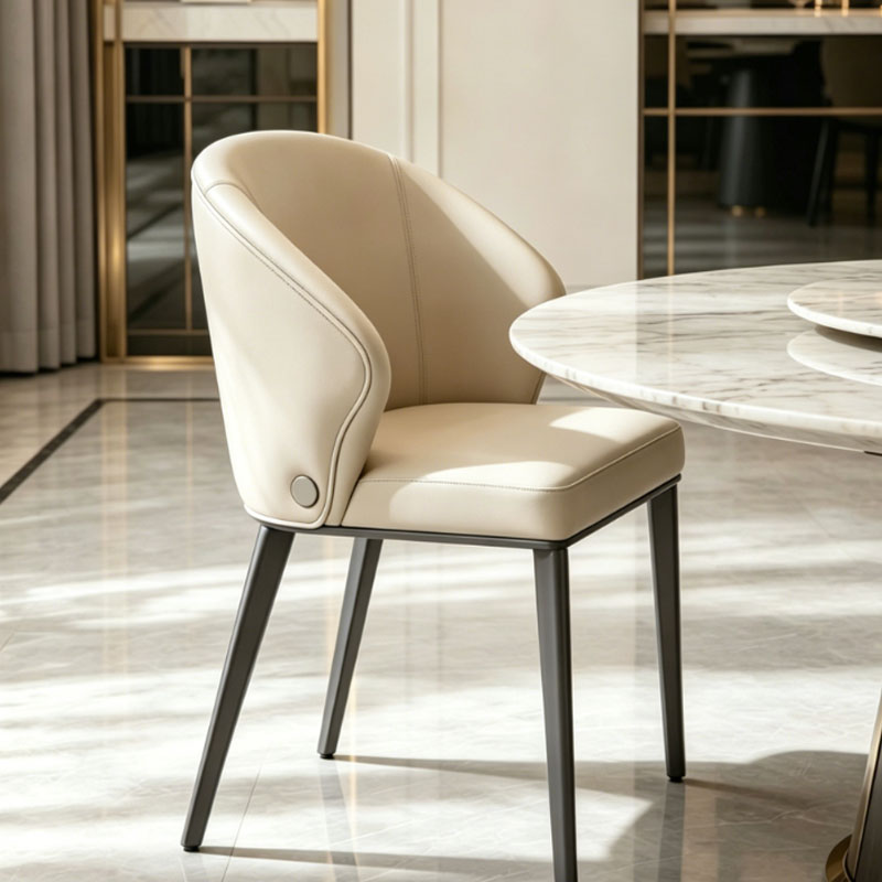 Luxury PU Upholstered Dining Chair