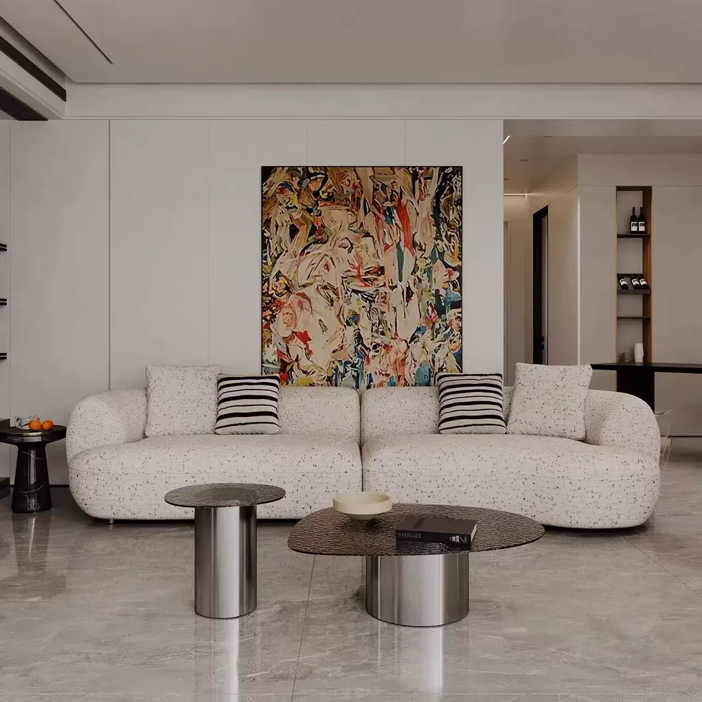 Modular Sofa - Oatmeal Fabric