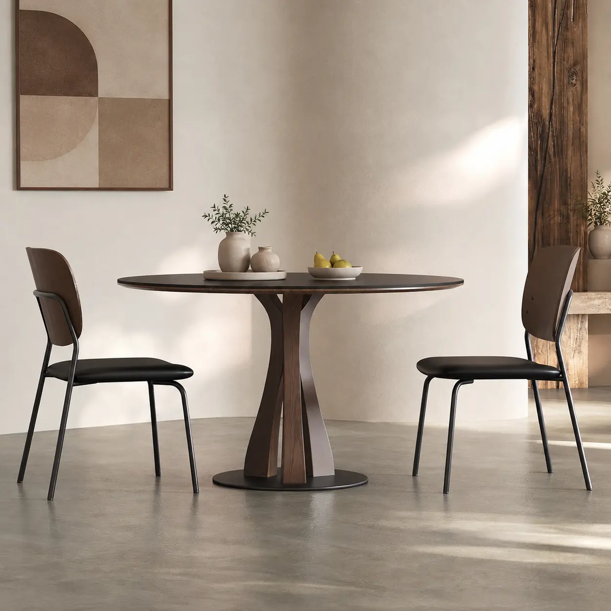 Round Sintered Stone Dining Table