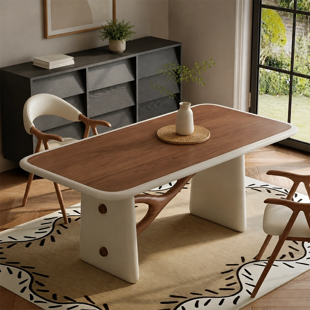 Solid Wood Lacquer Dining Table