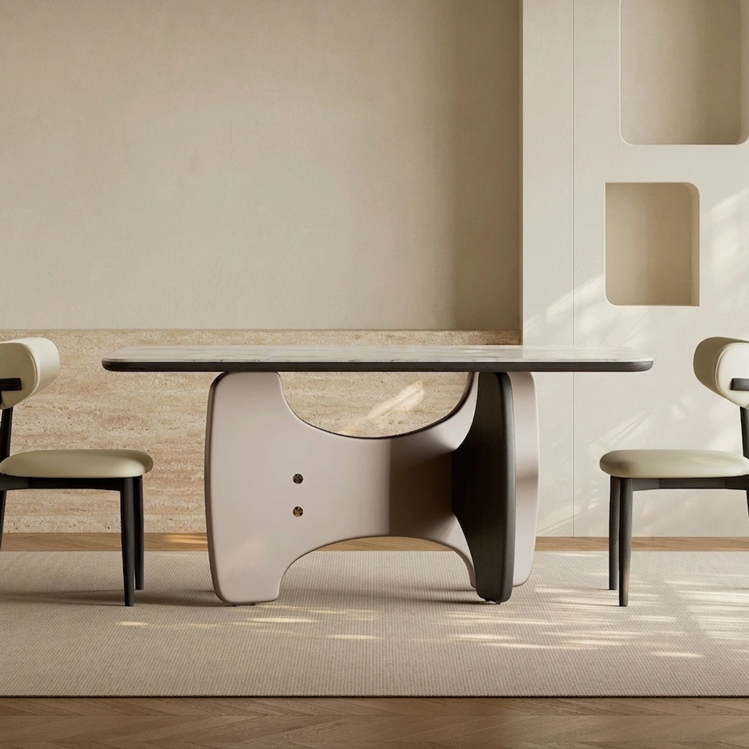 Sintered Stone Dining Table Set