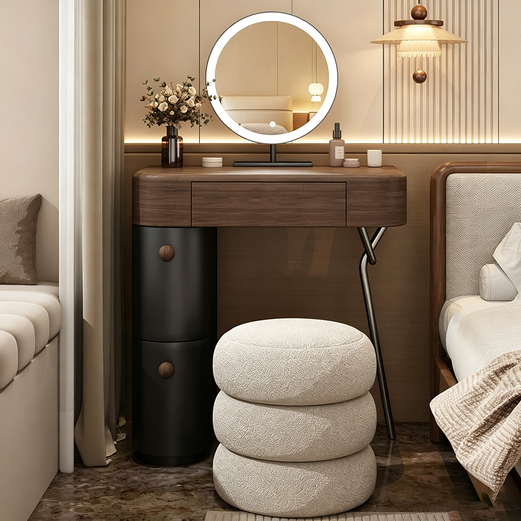 Creamy Corner Vanity
