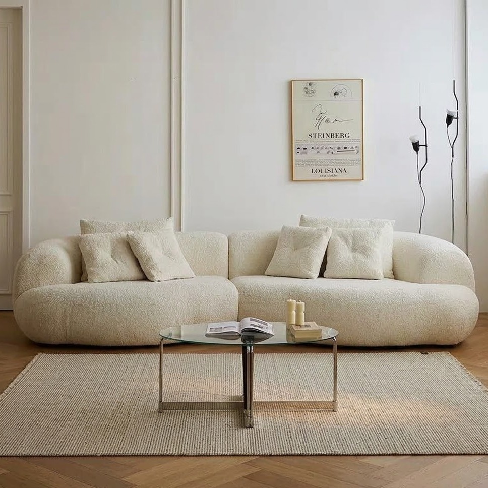 Whale Curved Fabric Sofa