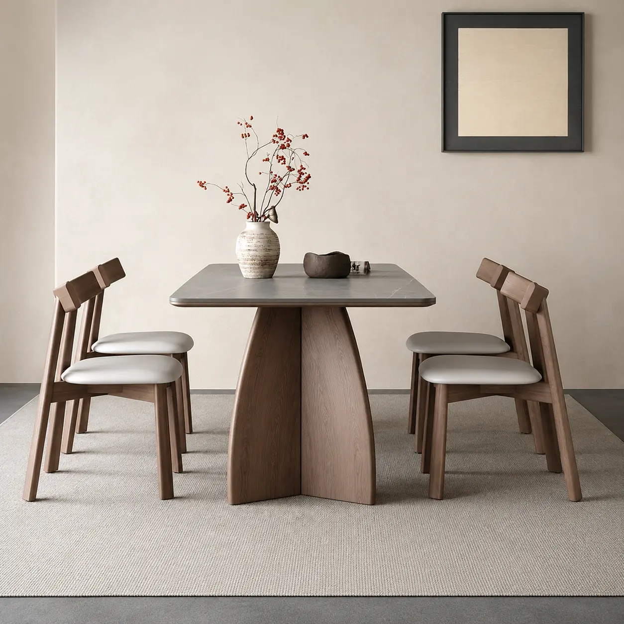 Solid Wood Dining Table