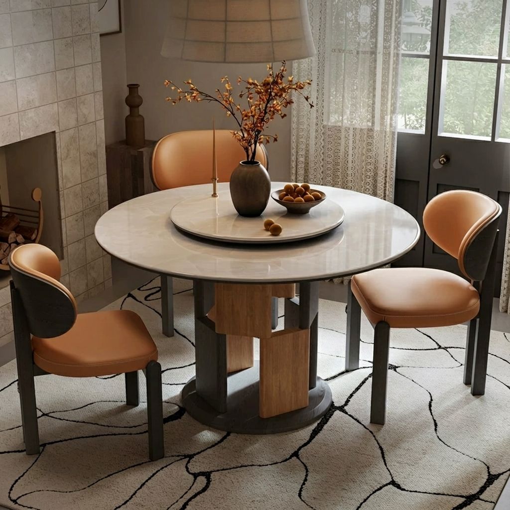 Minimalist Solid Wood Dining Table