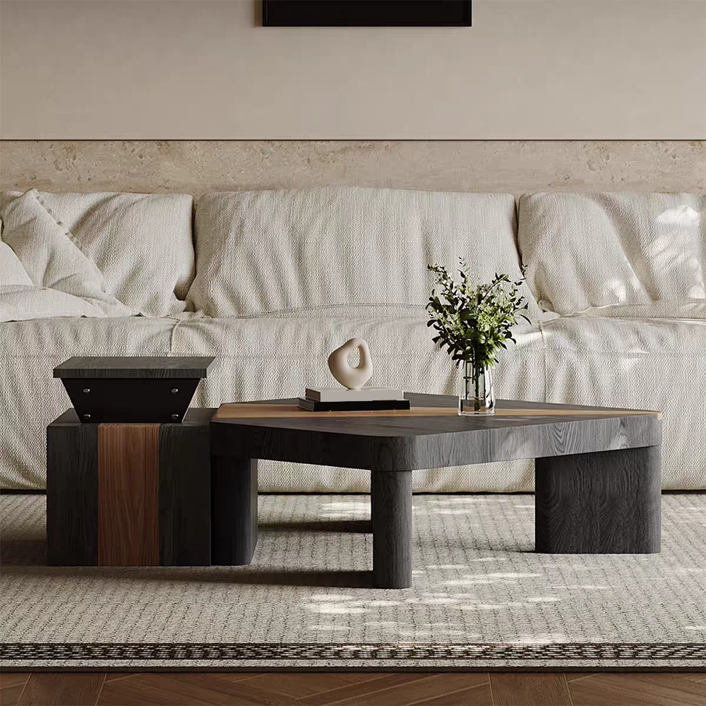 Minimalist Geometric Coffee Table Set