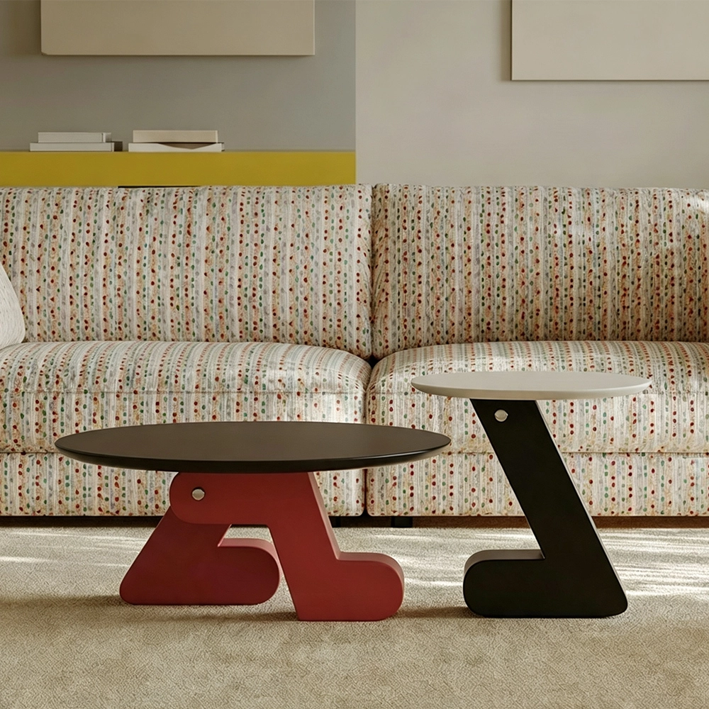 Dopamine Art Round Coffee Table Set