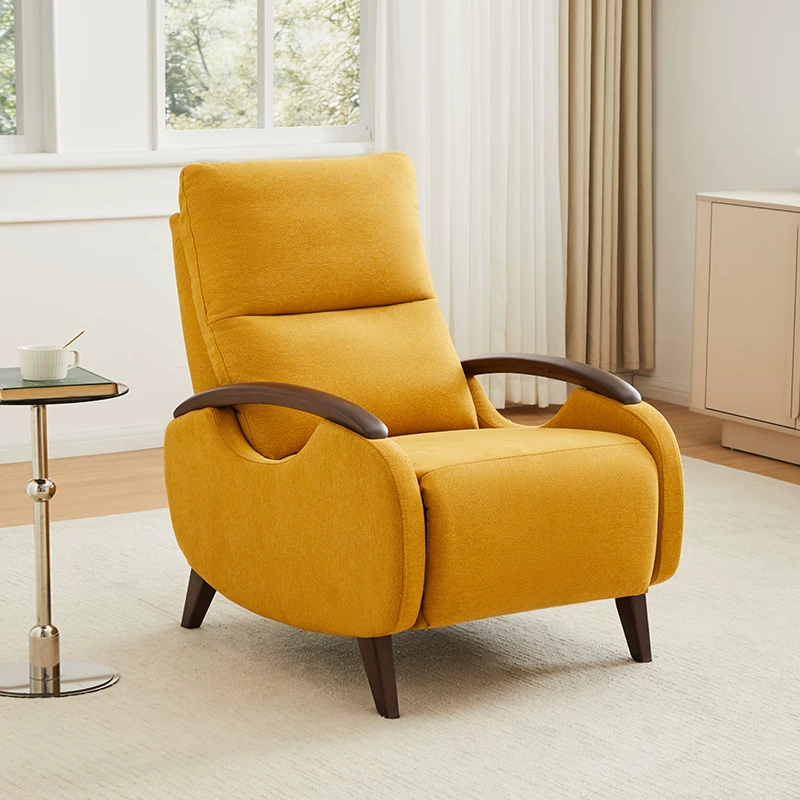 26.8" Mid-Century Modern Fabric Reclining Sofa