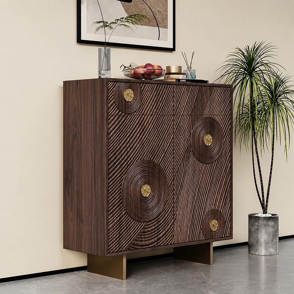 33.5" Luxury Plywood Shoe Cabinet with Doors