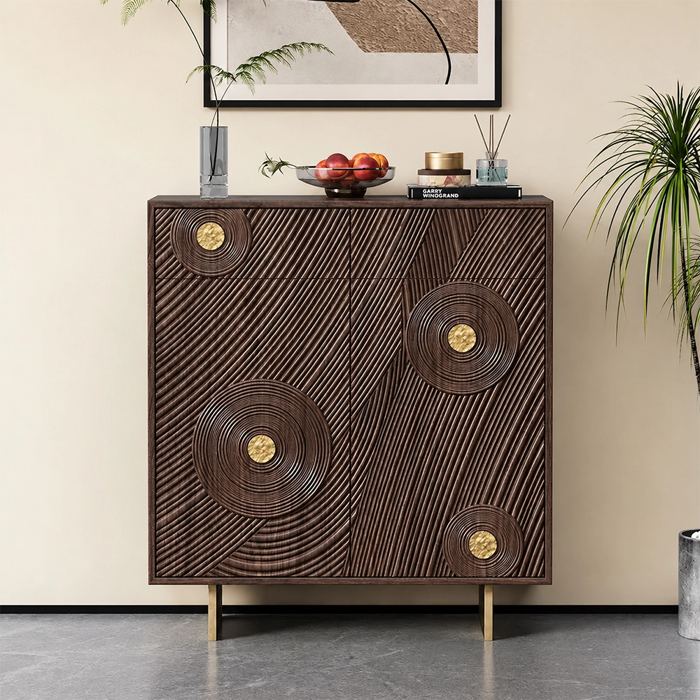 33.5" Luxury Plywood Shoe Cabinet with Doors