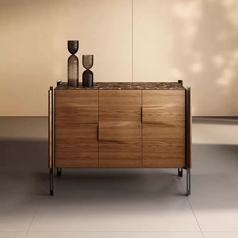 39.4" Contemporary Plywood Shoe Cabinet with Doors