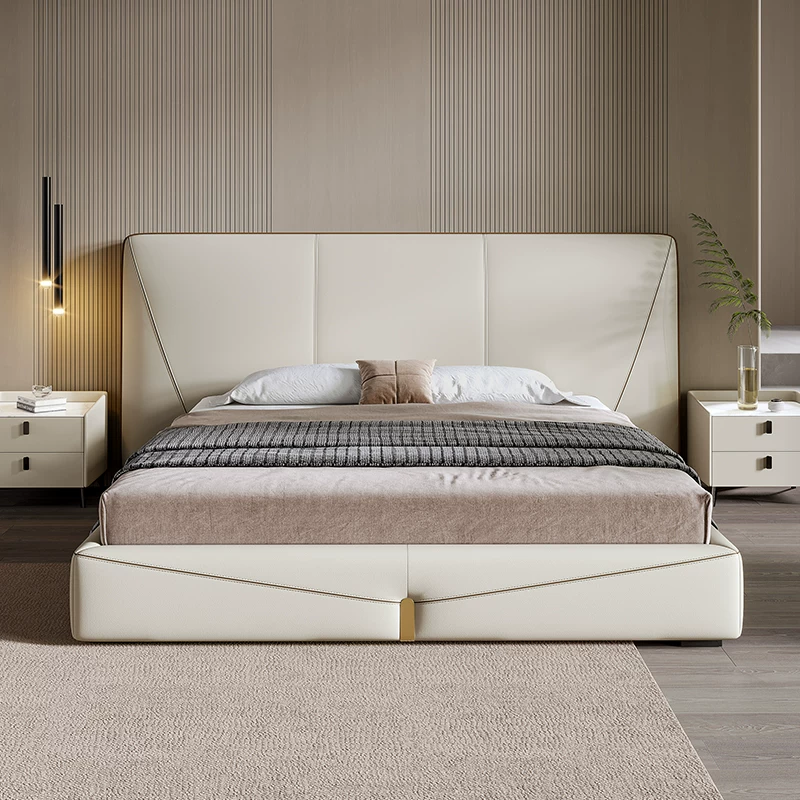 Luxury Leather Upholstered Bed Frame