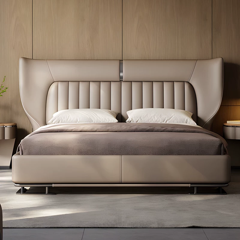 Luxury Leather Upholstered Bed Frame