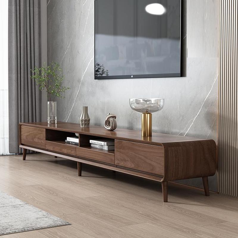94.5" Mid-Century Modern TV Stand with Drawers