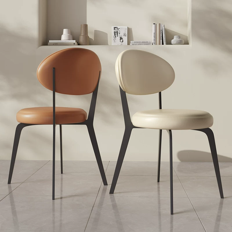 Organic Modern PU Upholstered Dining Chair
