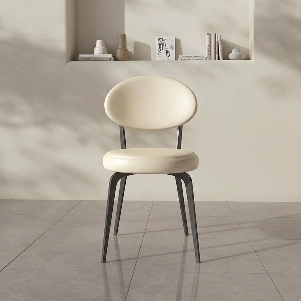 Organic Modern PU Upholstered Dining Chair