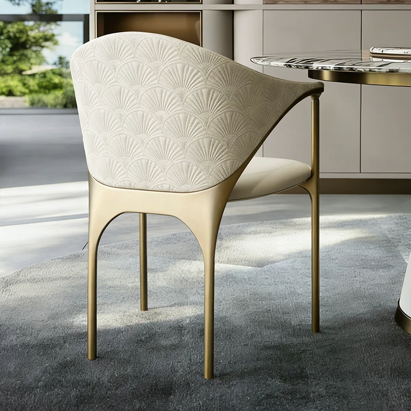 Luxury Microfiber Upholstered Dining Chair