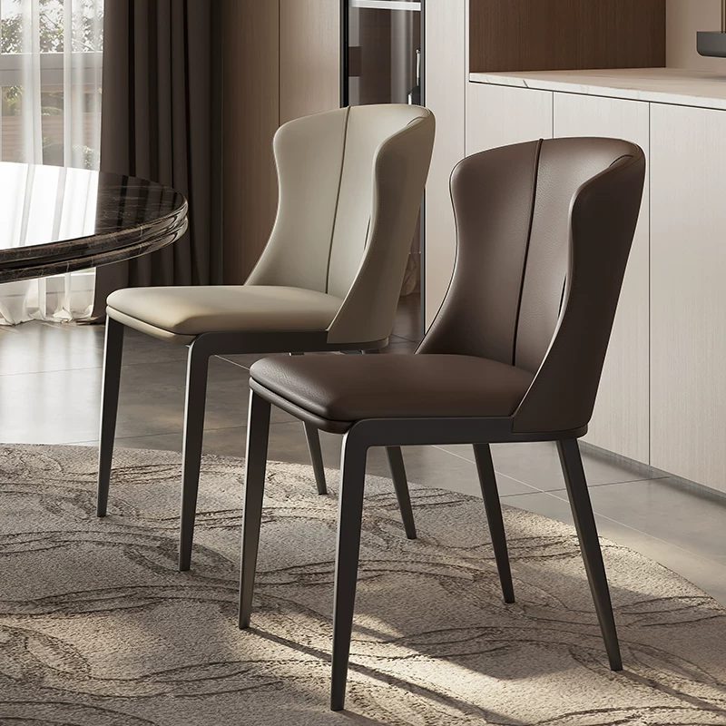 Contemporary Faux Upholstered Dining Chair