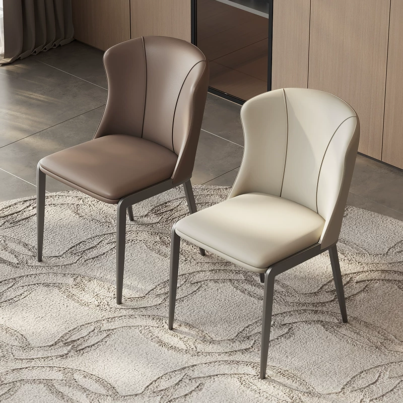 Contemporary Faux Upholstered Dining Chair