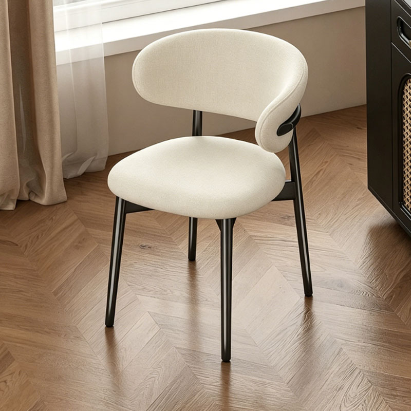 Organic Modern Faux Upholstered Dining Chair