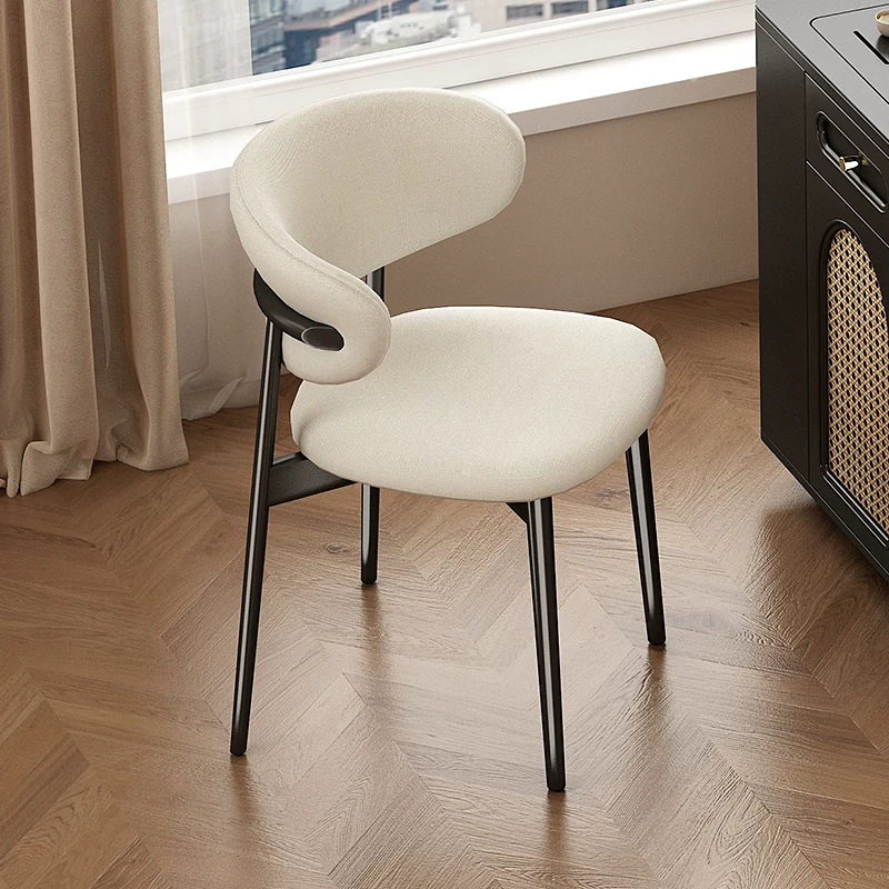 Organic Modern Faux Upholstered Dining Chair