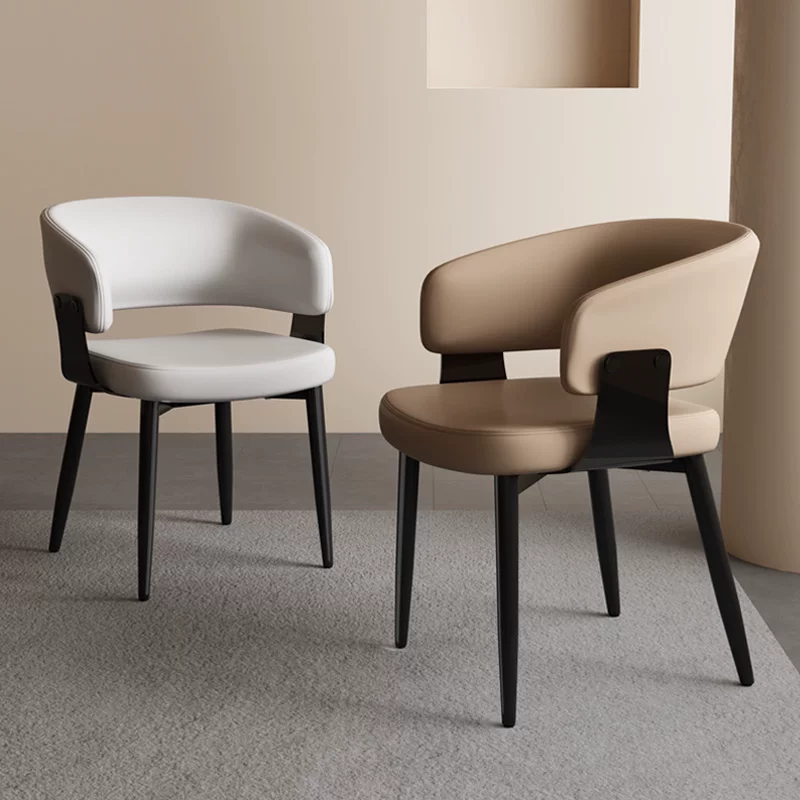 Modern Microfiber Upholstered Dining Chair