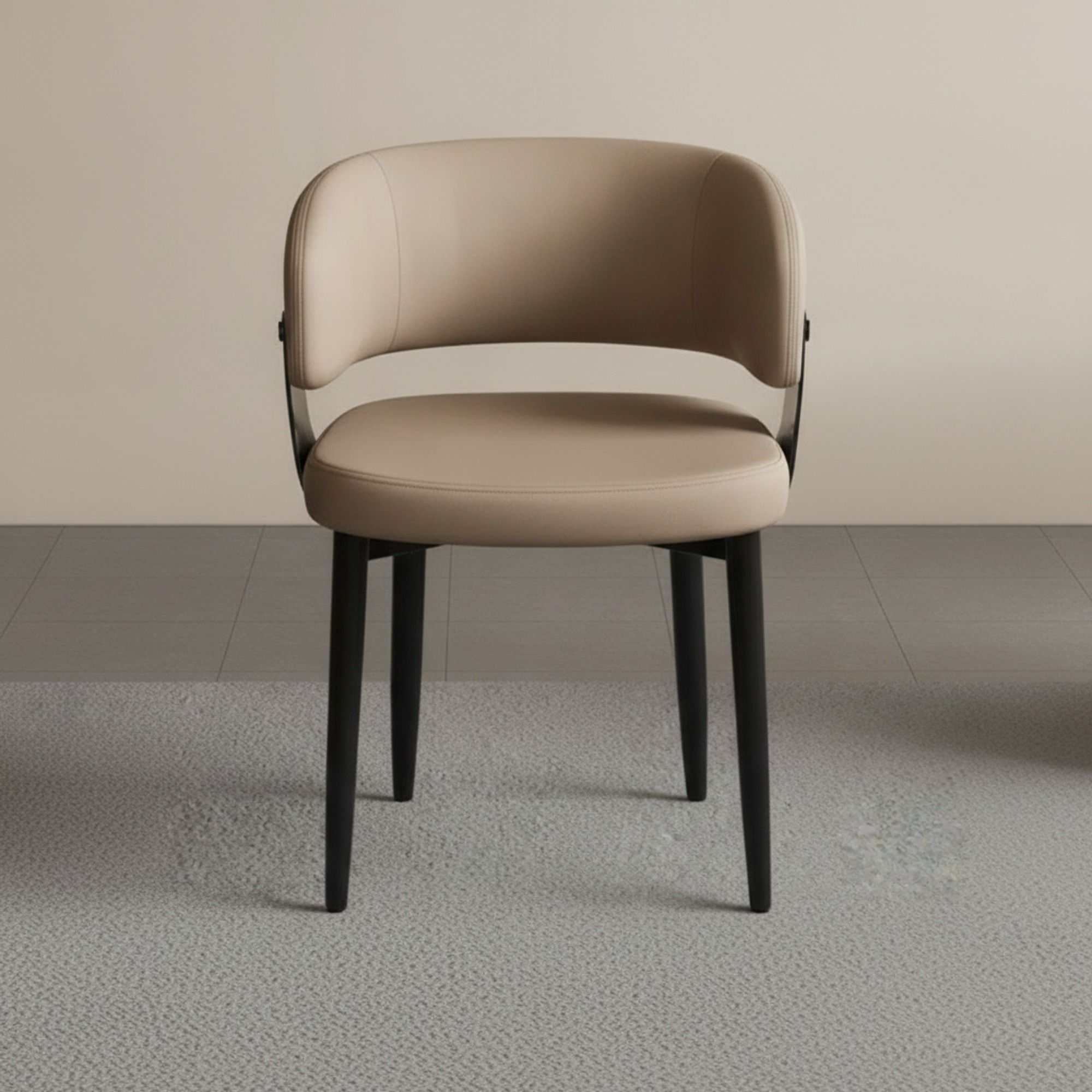 Modern Microfiber Upholstered Dining Chair