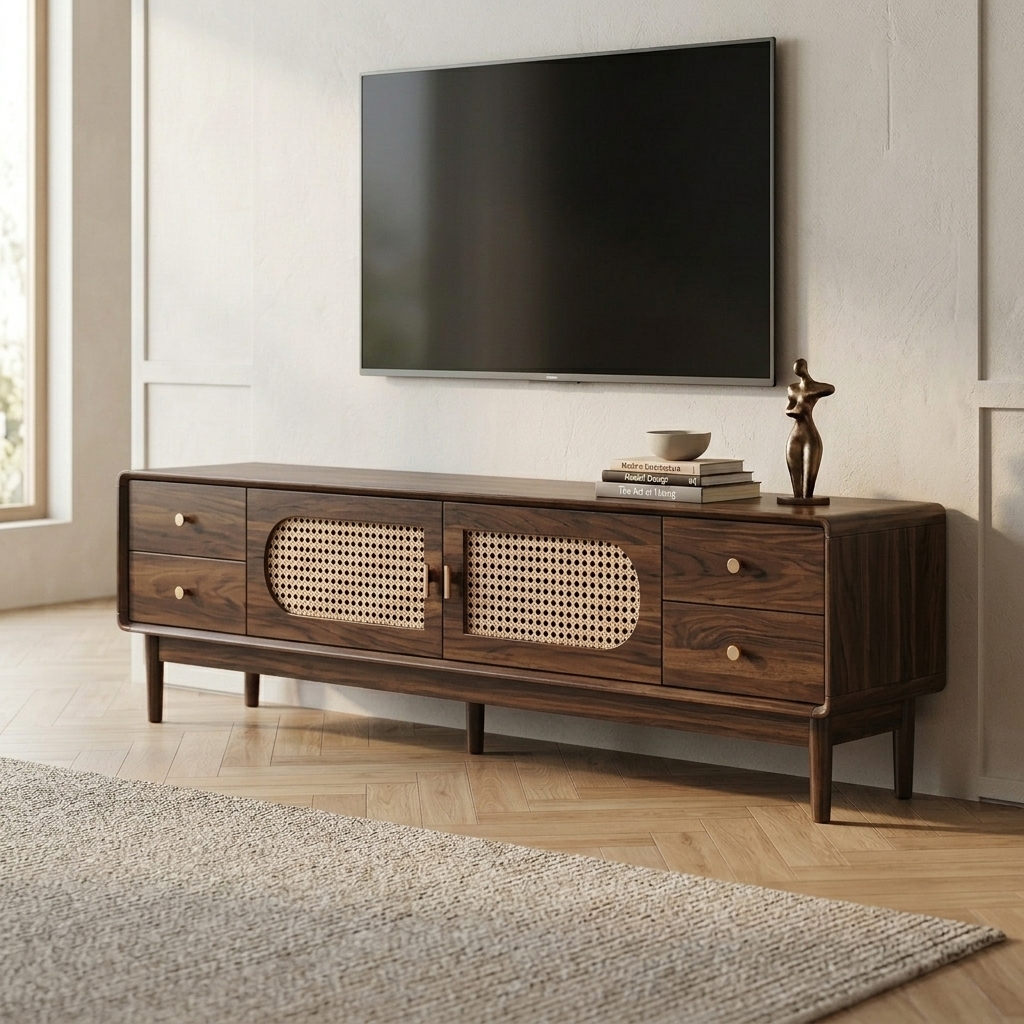 Solid Wood Media Console | Ormau