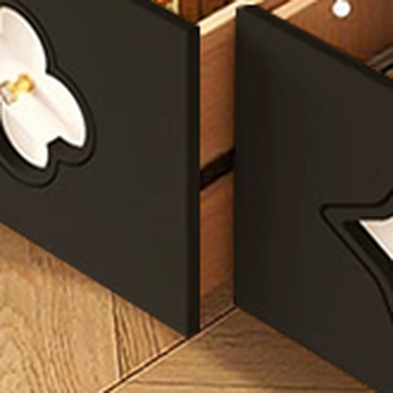 Midnight Black/White Modern Timber TV Stand with 5-Drawer/4-Drawer/8-Drawer - image 4