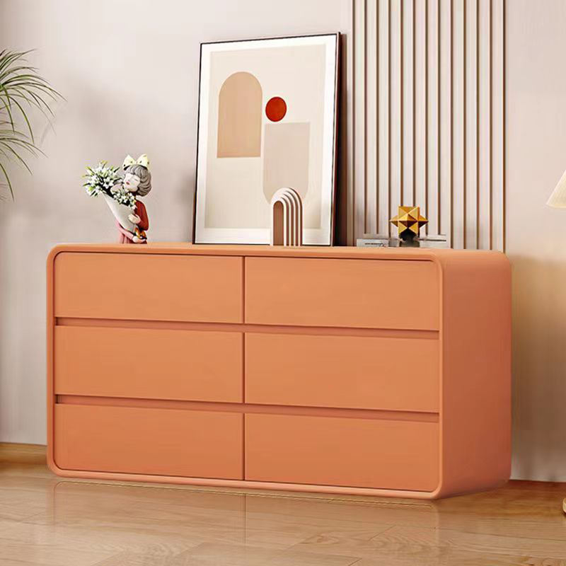 Simple Lumber Horizontal Double Dresser for Sleeping Room, 8 Drawers/6 Drawers - image 4