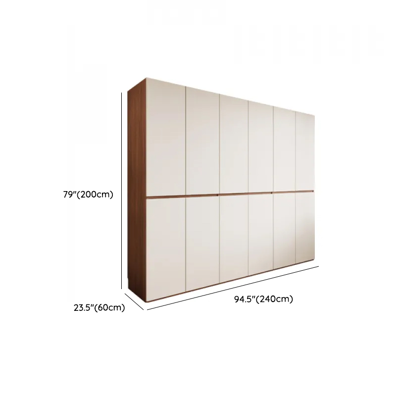 Acorn Minimalist Wooden Wardrobe Closet with Soft Close Door, Interior Shelves, and Clothing Rod - image 14