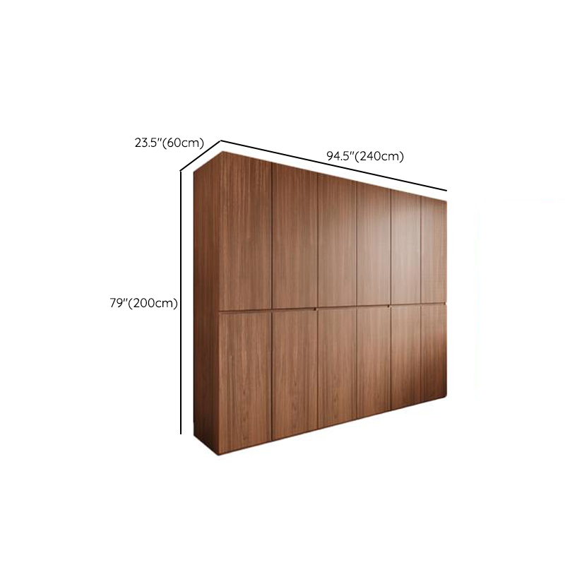 Acorn Minimalist Laminate Wardrobe Closet with Soft Close Door, Interior Shelves, and Clothing Rod - image 15