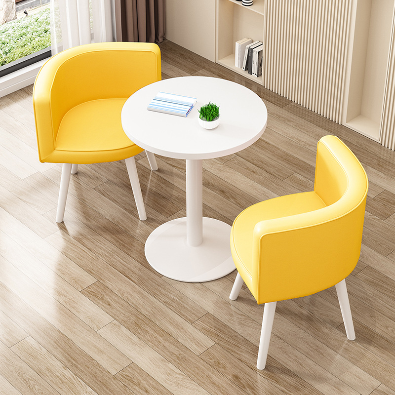 Modern Simple Style Recycled Wood Dining Table Set for 2 - image 14